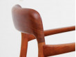 Mid-Century  modern scandinavian armchair in teak model 56 by Niels O. Møller