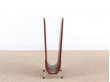 Mid-Century  modern scandinavian magazine rack in pywood. Teak stained