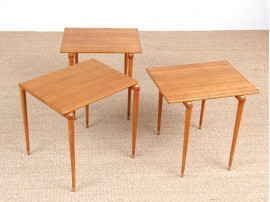 Mid-Century  modern scandinavian nesting tables