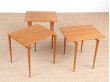 Mid-Century  modern scandinavian nesting tables