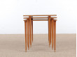 Mid-Century  modern scandinavian nesting tables