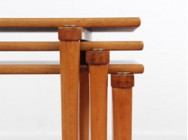 Mid-Century  modern scandinavian nesting tables