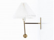 Lampe scandinave murale ou de table en laiton