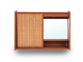 Mid-Century  modern scandinavian bathroom cabinet in teak