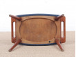 Mid-Century  modern scandinavian "papa bear" stool AP-29 by Hans Wegner for AP Stolen. 