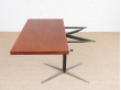 Mid-Century  modern ajustable coffe/dining table in teak by Wilhelm Renz