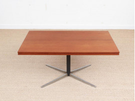 Mid-Century  modern ajustable coffe/dining table in teak by Wilhelm Renz