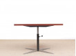 Mid-Century  modern ajustable coffe/dining table in teak by Wilhelm Renz