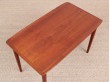 Mid-Century  modern scandinavian side table in teak