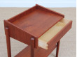 Mid-Century  modern scandinavian bedside teak table by Børge Mogensen, model 148