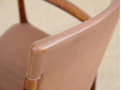 Mid century modern pair of armchair in Rio rosewood and cognac leather by Kai Lyngfeldt Larsen