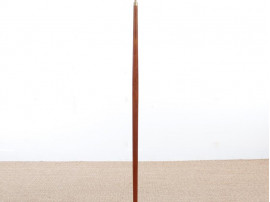 Mid-Century  modern scandinavian floor lamp in teak and brass