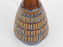 Mid century modern scandinavian ceramic small lamp by Soholm