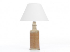 Mid century modern scandinavian ceramic  lamp by Herman kahler