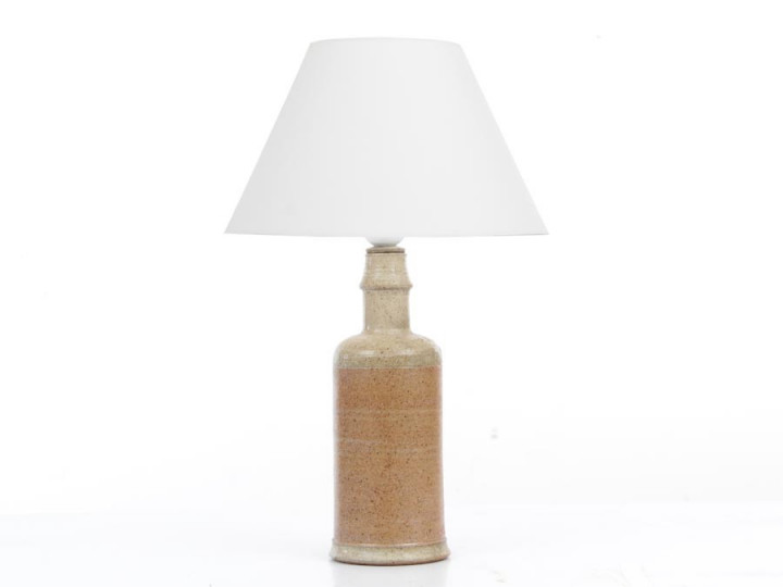 Mid century modern scandinavian ceramic  lamp by Herman kahler