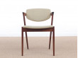 Mid-Century  modern scandinavian set of  6 Kai Kristiansen Rio rosewood chairs, model 42