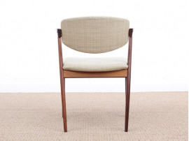 Mid-Century  modern scandinavian set of  6 Kai Kristiansen Rio rosewood chairs, model 42