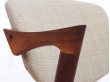 Suite de 6 chaises scandinaves en palissandre de Rio modèle 42