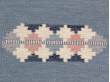 Swedish Rolakan carpet hand woven wool. 166 x 92 cm.