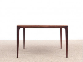 Mid-Century Modern Danish  square coffee table in Rio rosewood by Johannes Andersen