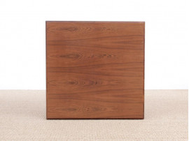 Mid-Century Modern Danish  square coffee table in Rio rosewood by Johannes Andersen