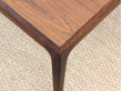 Mid-Century Modern Danish  square coffee table in Rio rosewood by Johannes Andersen