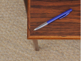 Mid-Century  modern scandinavian nesting tables in Rio rosewood