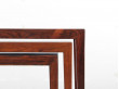 Mid-Century  modern scandinavian nesting tables in Rio rosewood by Severin Hansen