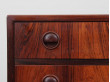 Mid-Century  modern scandinavian little chest of drawer in Rio rosewood by Kai Kristiansen