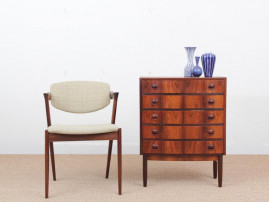 Mid-Century  modern scandinavian little chest of drawer in Rio rosewood by Kai Kristiansen