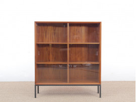 Mid-Century  modern scandinavian vitrine in teak by Ejvind A. Johansson