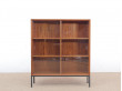 Mid-Century  modern scandinavian vitrine in teak by Ejvind A. Johansson