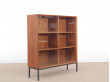 Mid-Century  modern scandinavian vitrine in teak by Ejvind A. Johansson