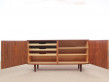 Buffet bas scandinave ou petite enfilade en palissandre de Rio