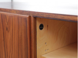 Mid-Century  modern scandinavian little sideboard in Rio rosewood by Poul Hundevad