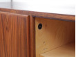 Buffet bas scandinave ou petite enfilade en palissandre de Rio