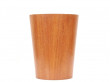 Mid-Century  modern scandinavian paper basket in teak