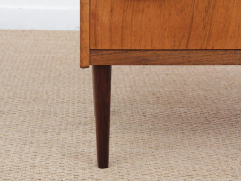 Commode ou semainier scandinave en palissandre de Rio