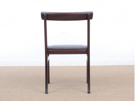 Mid-Century  modern scandinavian set of 6 dining chairs model Rungstedlund in mahogany by Ole Wanscher