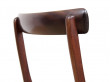Mid-Century  modern scandinavian set of 6 dining chairs model Rungstedlund in mahogany by Ole Wanscher