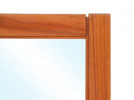 Mid-Century  modern scandinavian mirror in teak