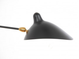Wall sconce 1 rotating curved arm by Serge Mouille, new edition