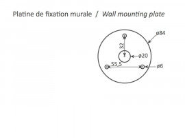 Grande applique "Araignée" 3, 5 ou 7 bras fixes de Serge Mouille, nouvelle édition