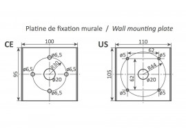 Grande applique Serge Mouille à bras pivotants, nouvelle édition