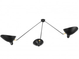Wall sconce with rotating arms by Serge Mouille, new edition