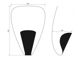 Desk lamp model B201 by Michel Buffet, new edition.