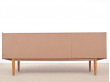 Mid-Century  modern scandinavian sideboard in teak by Nils Jonsson, model "Trio"