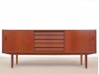 Mid-Century  modern scandinavian sideboard in teak by Nils Jonsson, model "Trio"