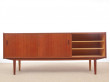 Mid-Century  modern scandinavian sideboard in teak by Nils Jonsson, model "Trio"