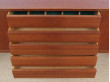 Mid-Century  modern scandinavian sideboard in teak by Nils Jonsson, model "Trio"